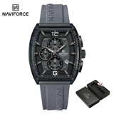 Top Brand NAVIFORCE Fashion Watches for Men Quartz Silicone Strap 50M Waterproof Date Original Man's WristWatch Reloj Hombr 2025