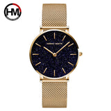 Women Watch Top Brand Japan Quartz Movement 36mm Rose Gold Waterproof Fashionable Nordic Minimalist Ladies Watches