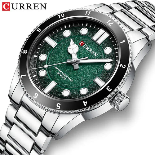CURREN 2025 New Luxury Watch Business Waterproof Male Clock Luminous Stainless Steel Quartz Men Watch reloj hombre Gola Watches