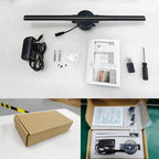 cyberpunk 3d projector led digital large wall clock modern design decoration art big wall clock Can display images and videos Gola Watches