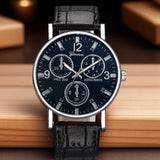 Men Leather Strap Quartz Watches Fashion Business Casual Sports Watch Male Accessories Stylish Clocks for Men