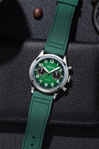 ADDIESDIVE New 2025 Chronograph 38mm Men's Watches VK64 Quartz Wristwatch Luminous Bubble Mirror 10Bar Waterproof Steel Watch Gola Watches