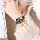 POEDAGAR Rectangle Luxury Women's Watches Waterproof Date Leather Woman Watch Elegant Fashion Quartz Women Wristwatch Reloj Gift