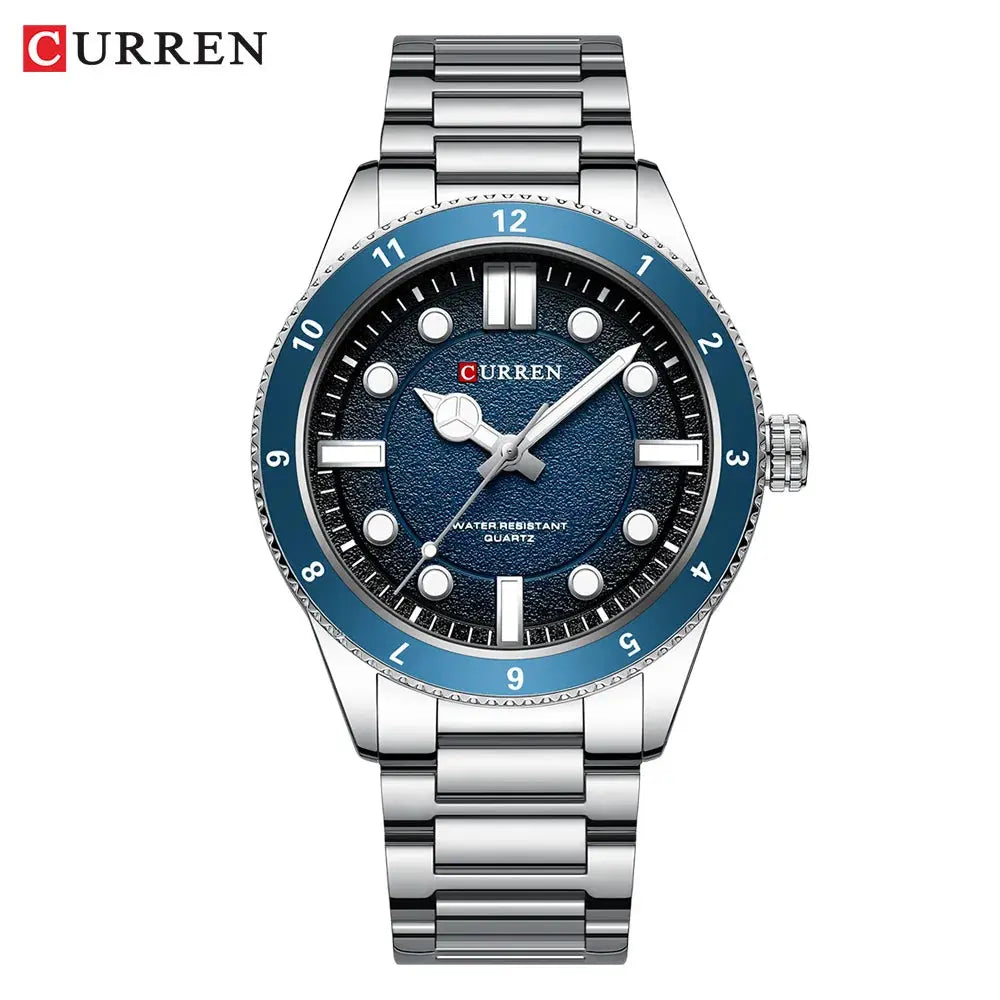 CURREN 2025 New Luxury Watch Business Waterproof Male Clock Luminous Stainless Steel Quartz Men Watch reloj hombre Gola Watches