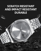 Neiton 36mm/39mm Sapphire Glass For Men Watch Case Fit NH36 NH34 NH35Movement FashionWaterproof Jubilee Stainless Steel Gola Watches