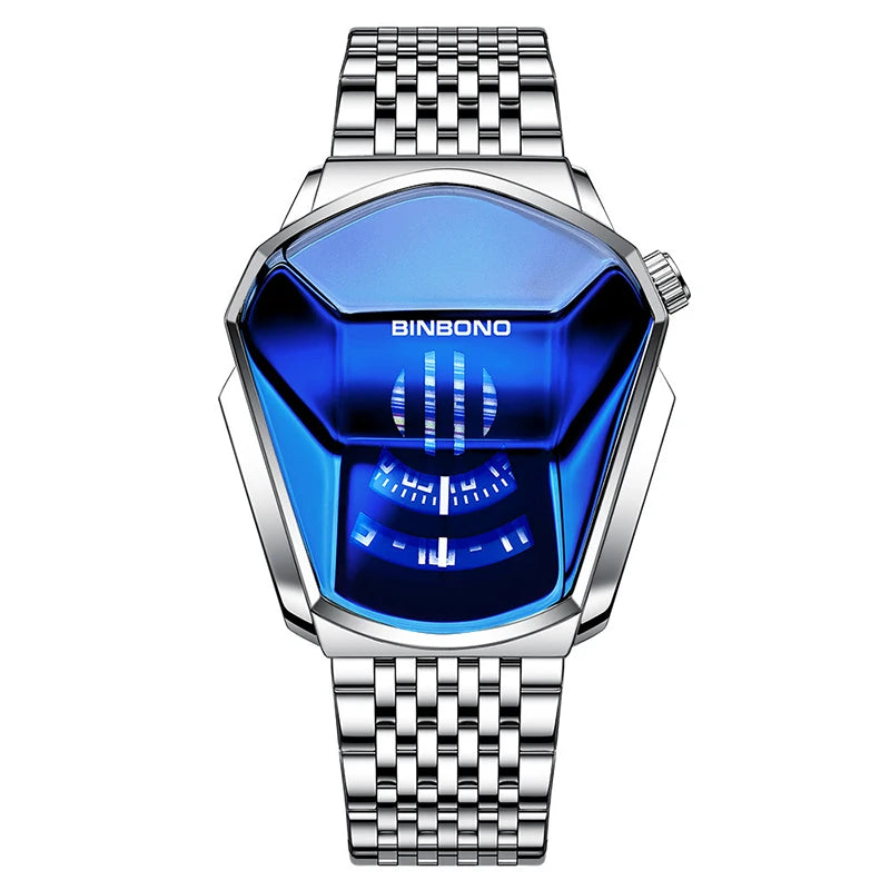 UTHAI New Men's Watch Fashion Luxury Creative New Concept Luminous Calendar Waterproof Small Tripod Quartz Watch watches for man