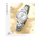 CURREN-Women's Simple Dial Wristwatch, Elegant and Charming Bracelet Quart Watches for Lady, Fashion Brand My Store