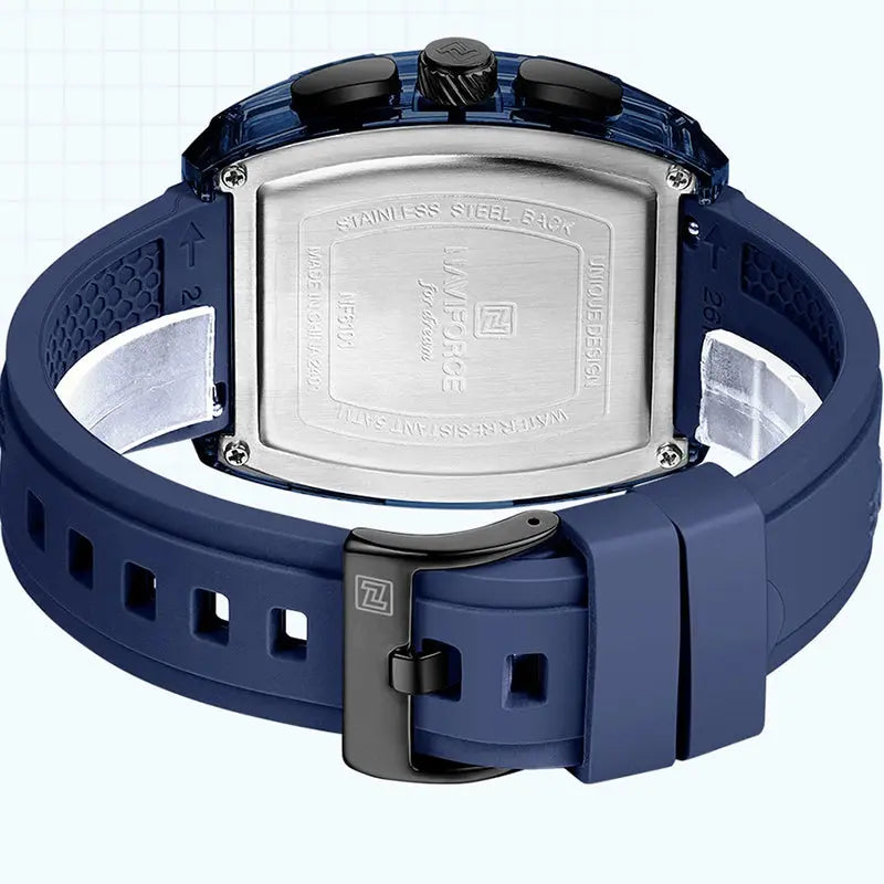 Top Brand NAVIFORCE Fashion Watches for Men Quartz Silicone Strap 50M Waterproof Date Original Man's WristWatch Reloj Hombr 2025 My Store
