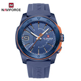 NAVIFORCE Luxury Man Watch Quartz Waterproof Luminous Date Chronograph Leather Men Wristwatch Military Sports Men's Watches