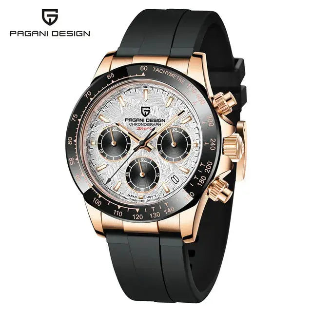 PAGANI DESIGN PD-1664 – Men's Quartz Watch 40mm Chronograph Sapphire 10BAR Gola Watches