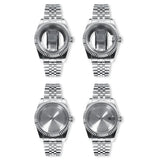 Neiton 36mm/39mm Sapphire Glass For Men Watch Case Fit NH36 NH34 NH35Movement FashionWaterproof Jubilee Stainless Steel