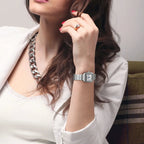 BERNY Luxury Brand Woman Watch New In High Quality S/S Square Ladies Quartz Watches Fashion Elegant Business Wristwatch Gola Watches